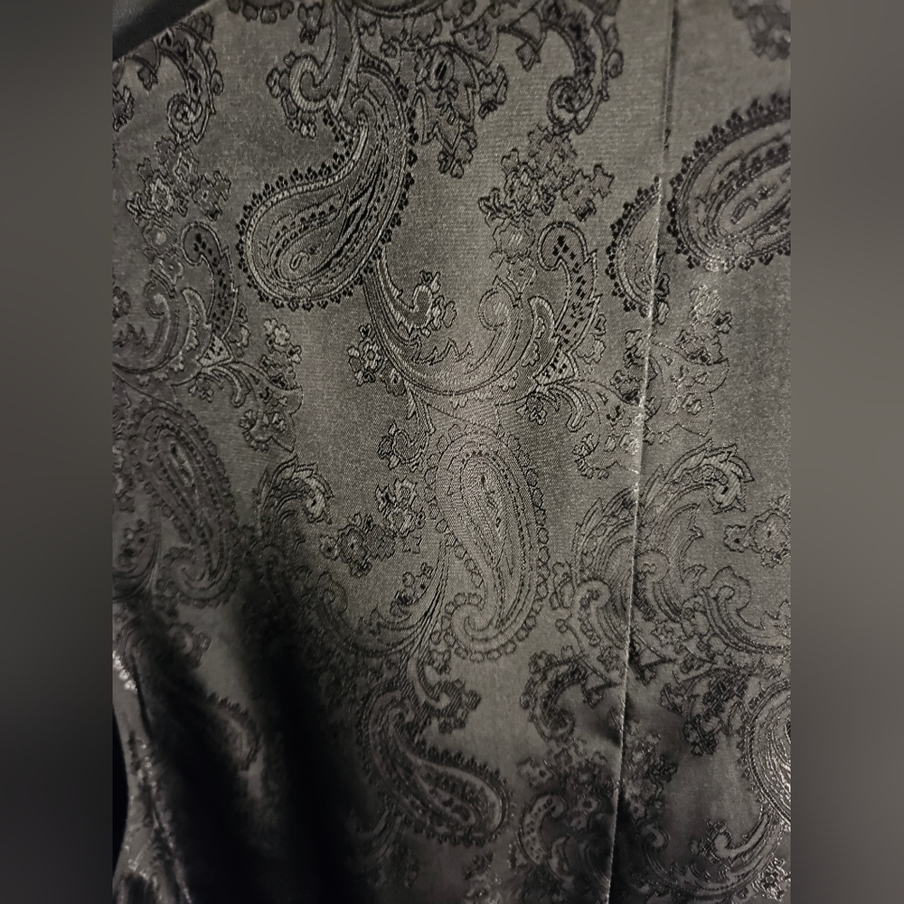 Joseph Abboud Custom Made Herringbone/Paisley Ves… - image 5